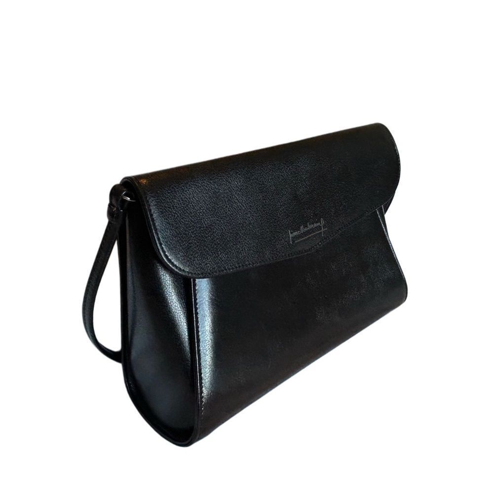 Pierre Balmain Black Leather Crossbody Bag
